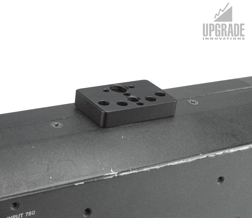 Upgrade Innovations Leader LV Non-Twist Mounting Plate to 1/4" Pin-Loc 15mm Spud - 2.5"