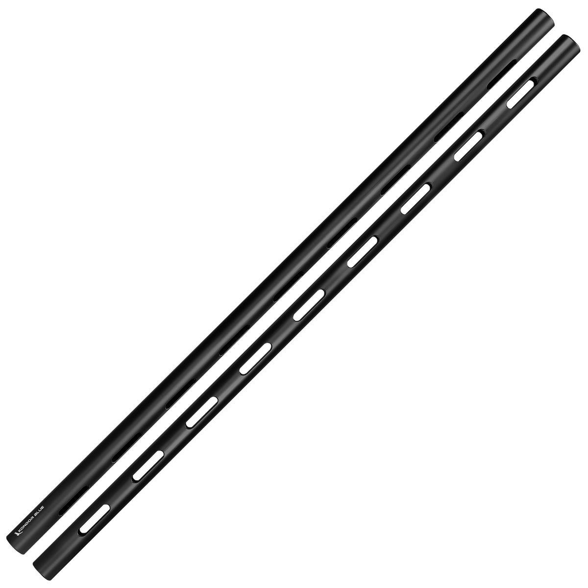 Kondor Blue 12" PPSH 15MM Rod (Threaded, Space Gray) - 2 Pack