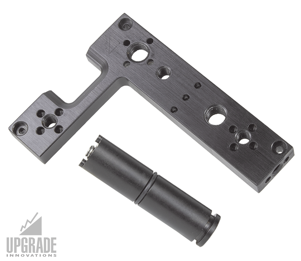 Upgrade Innovations Preston Single Channel Iris Plate to 1/4" Pin-Loc 15mm Spud - 2.5"