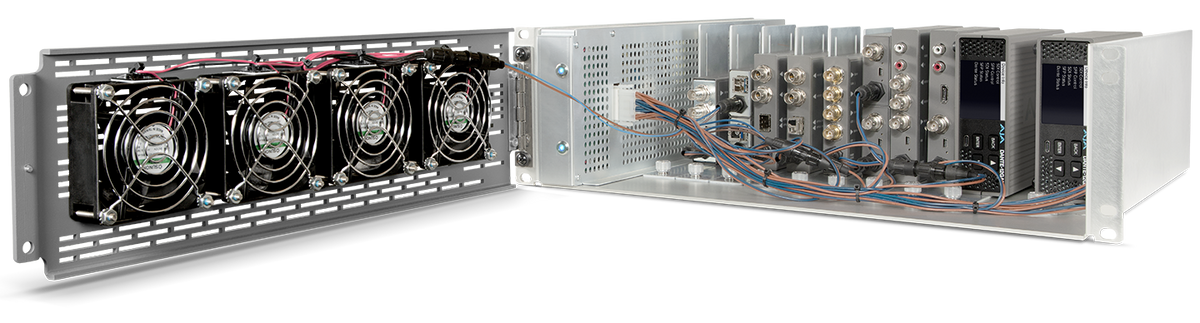 AJA DRM2 Plus (Active)P/S Active 3-RU Frame, Single Power Supply