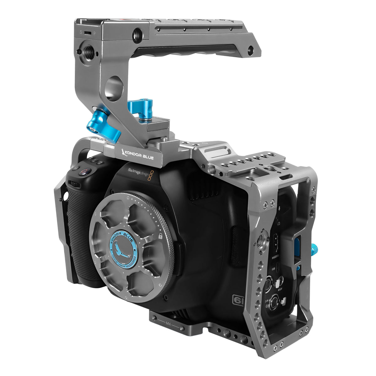 Kondor Blue Blackmagic Pocket 6K Pro & 6K G2 Cage - (Cage Only - Space Gray)