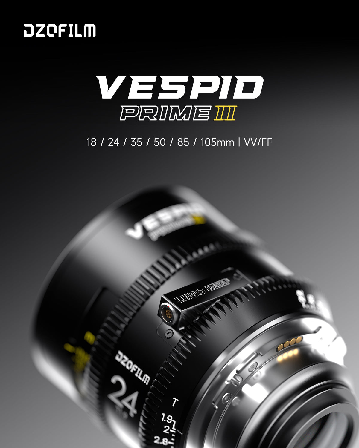 DZOFilm Vespid Prime2 18mm Cine Prime Lens