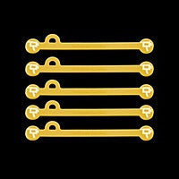 Wooden Camera Cine Mag Ties (Pack of 5) - 1
