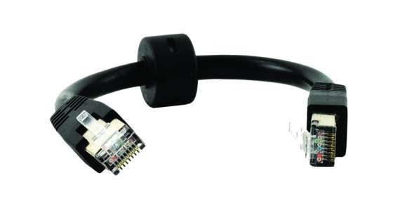Lectrosonics 9″ Cat-6 cable for connecting ASPEN units
