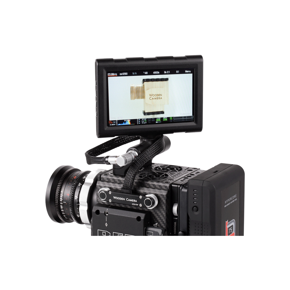 Wooden Camera RED Male Pogo to Male LCD/EVF Cable (/30cm, RED DSMC2)