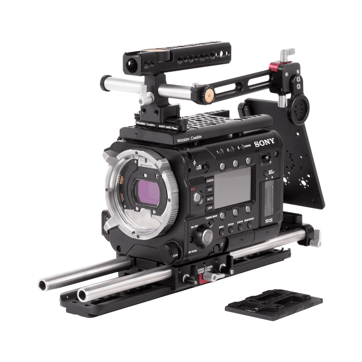 Wooden Camera Unified Baseplate (Sony FX6, Rialto, URSA Mini, Mini Pro, Mini Pro 12K)