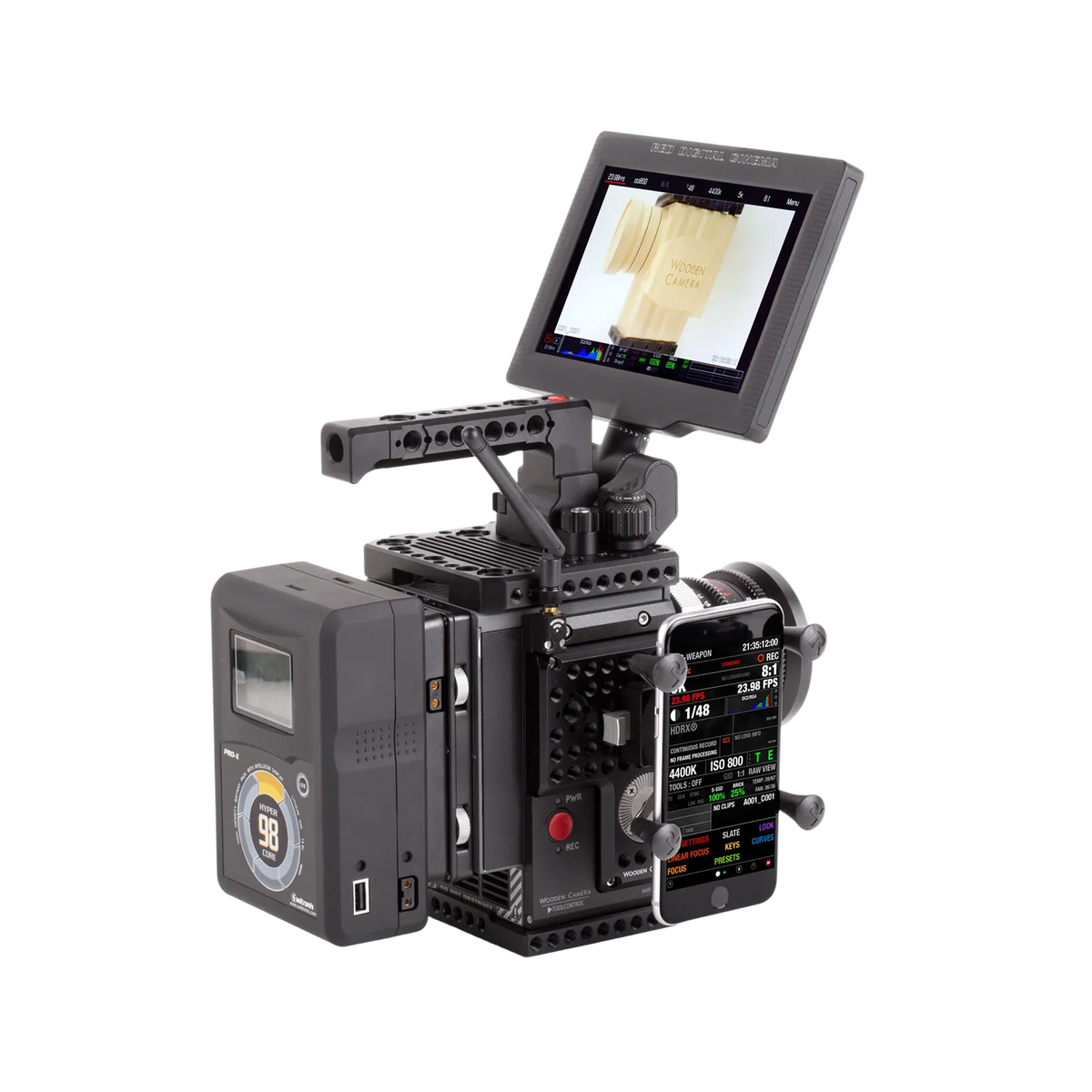 Wooden Camera V-Lock Base Station and Wedge Kit
