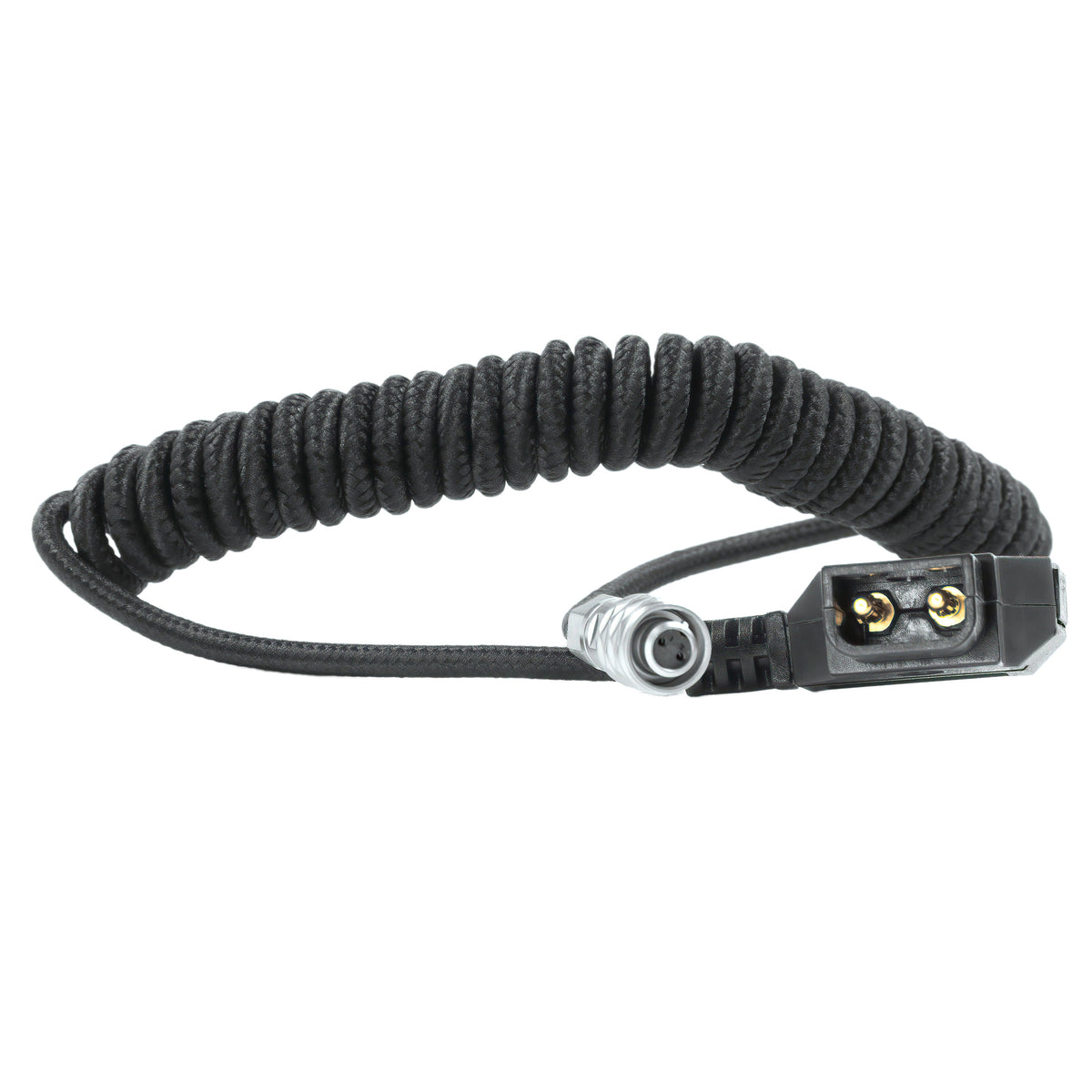 Kondor Blue Coiled D-Tap to BMPCC 4K/6KPro Power Cable for Blackmagic
