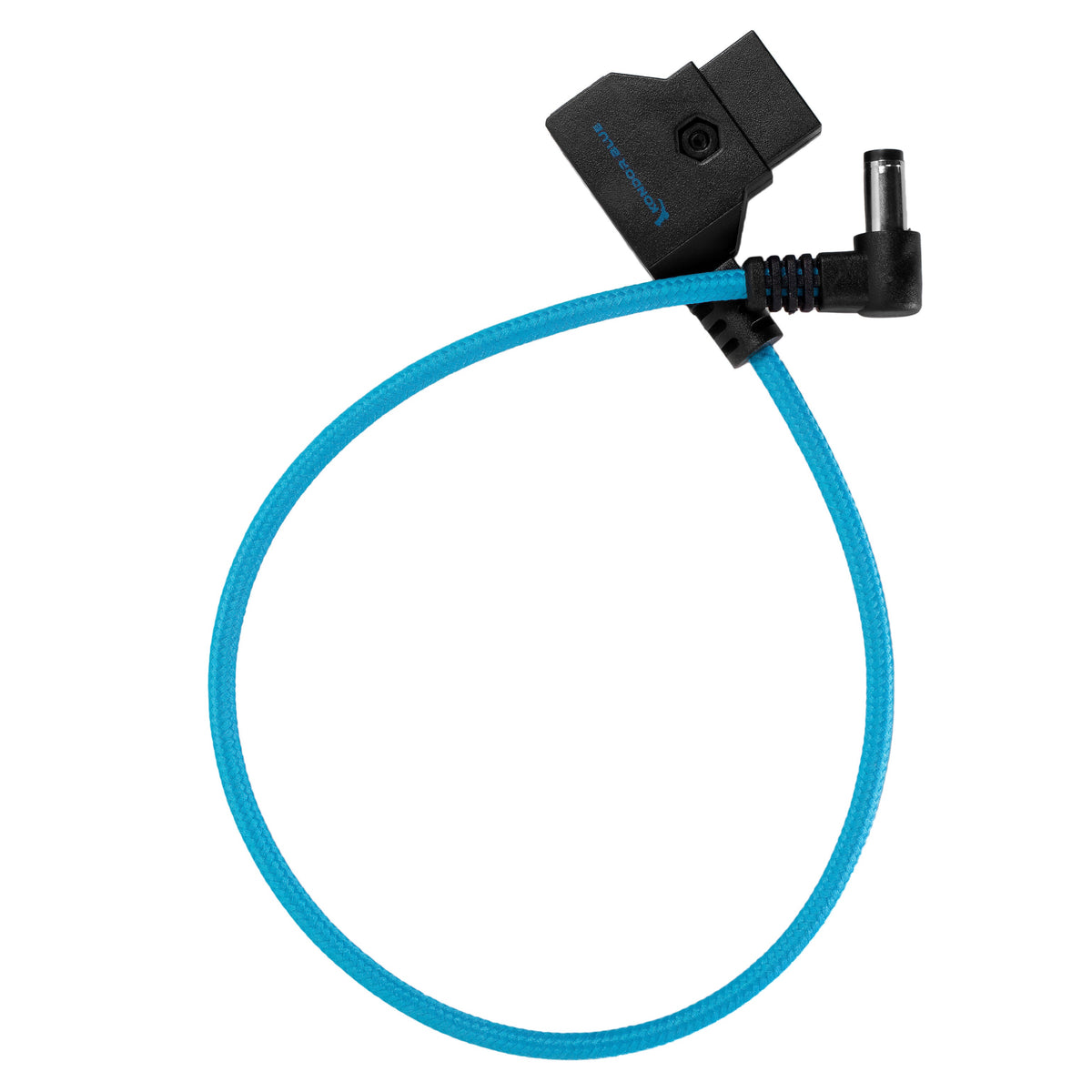 Kondor Blue 15" D-Tap to DC Right Angle Straight Cable (5.5 x 2.5mm) (Canon C70/Atomos) (Kondor Blue)