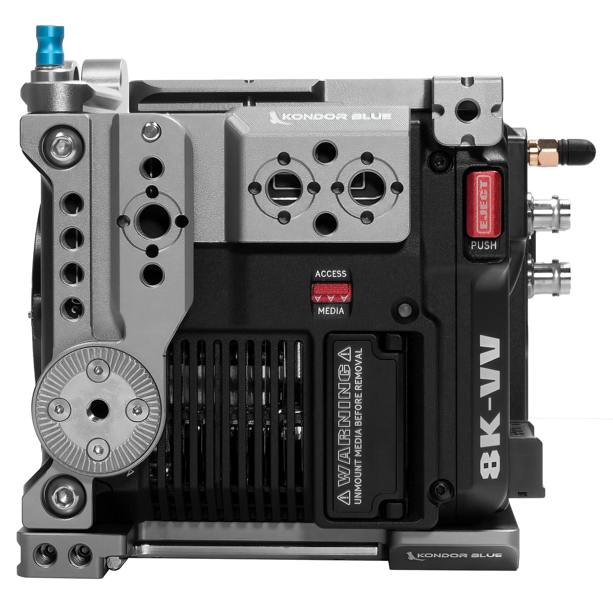 Kondor Blue RED V-RAPTOR Right Side Plate