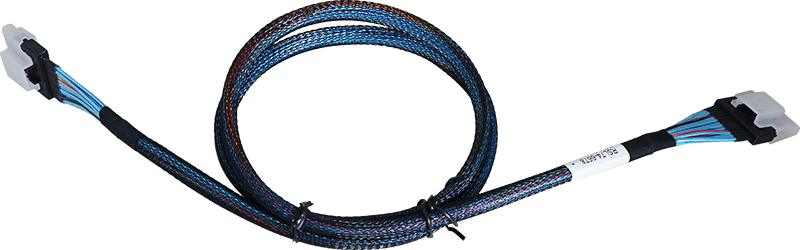 Areca SFF-8654 8i to x1 SFF-8654 Slim SAS 1 meter