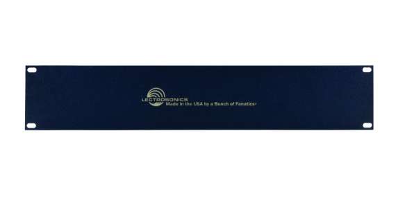 Lectrosonics Rack filler panel, double-wide blank