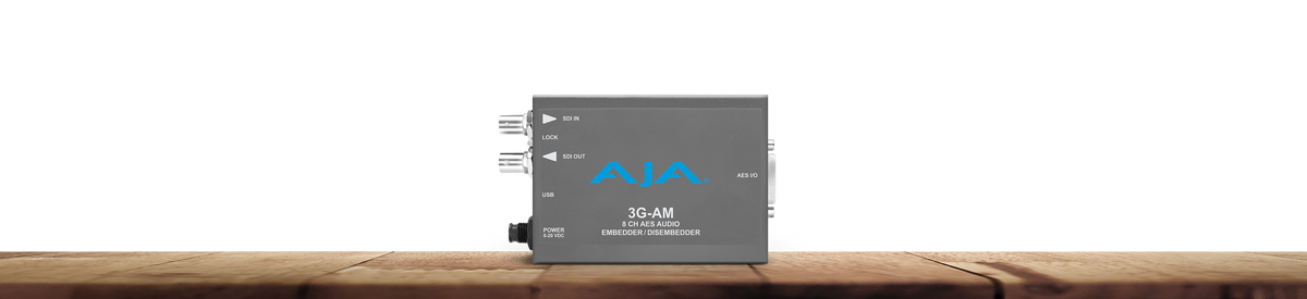 AJA 3G-AM-XLR 3G-SDI 8-Channel AES Embedder/Disembedder, bal. XLR