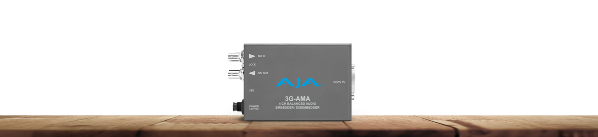 AJA 3G-AMA 3G-SDI 4-Channel Analog Audio Embedder/Disembedder, bal. XLR