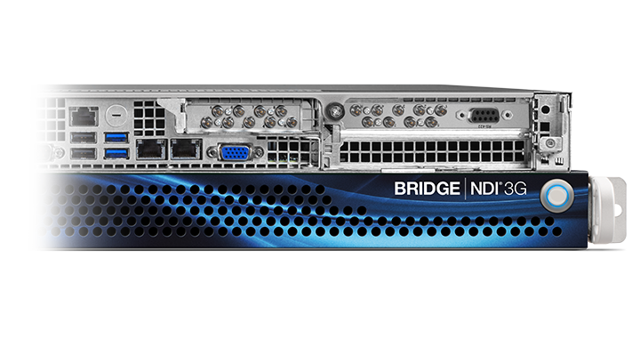 AJA BRIDGE NDI 3G High Density HD and 4K/UltraHD Conversion Gateway for SDI to NDI and NDI to SDI