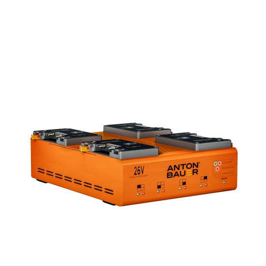 Anton/Bauer 26V LPD Quad Gold Mount Plus Discharger