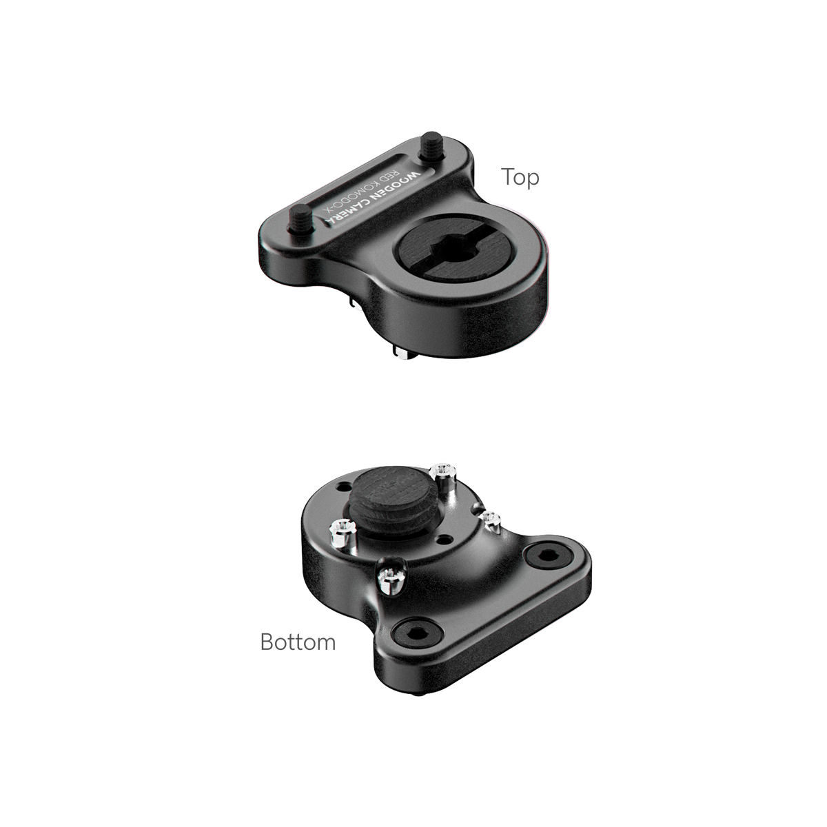Wooden Camera Bolt-On Accessory Plate Adapter - RA 1/4"-20