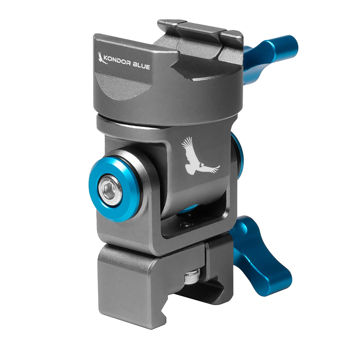 Kondor Blue NATO to NATO Swivel Tilt Monitor Mount (Pan/Tilt) (Space Gray)