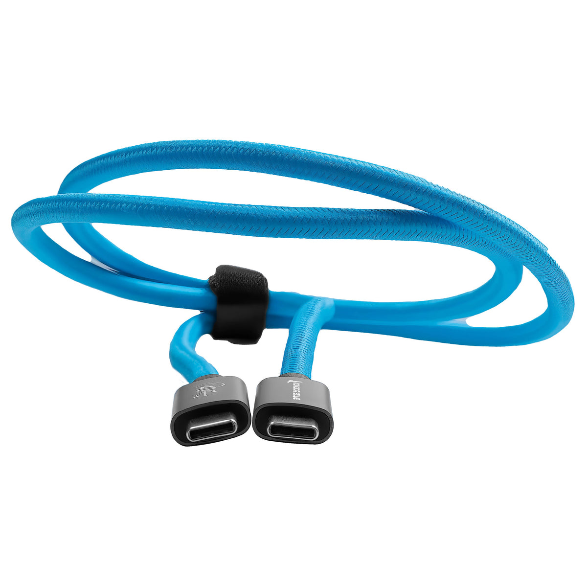 Kondor Blue THUNDERBOLT 4 USB 4.0 TYPE C CABLE BLAZING 40G SPEEDS 5A 100W STRAIGHT 3ft