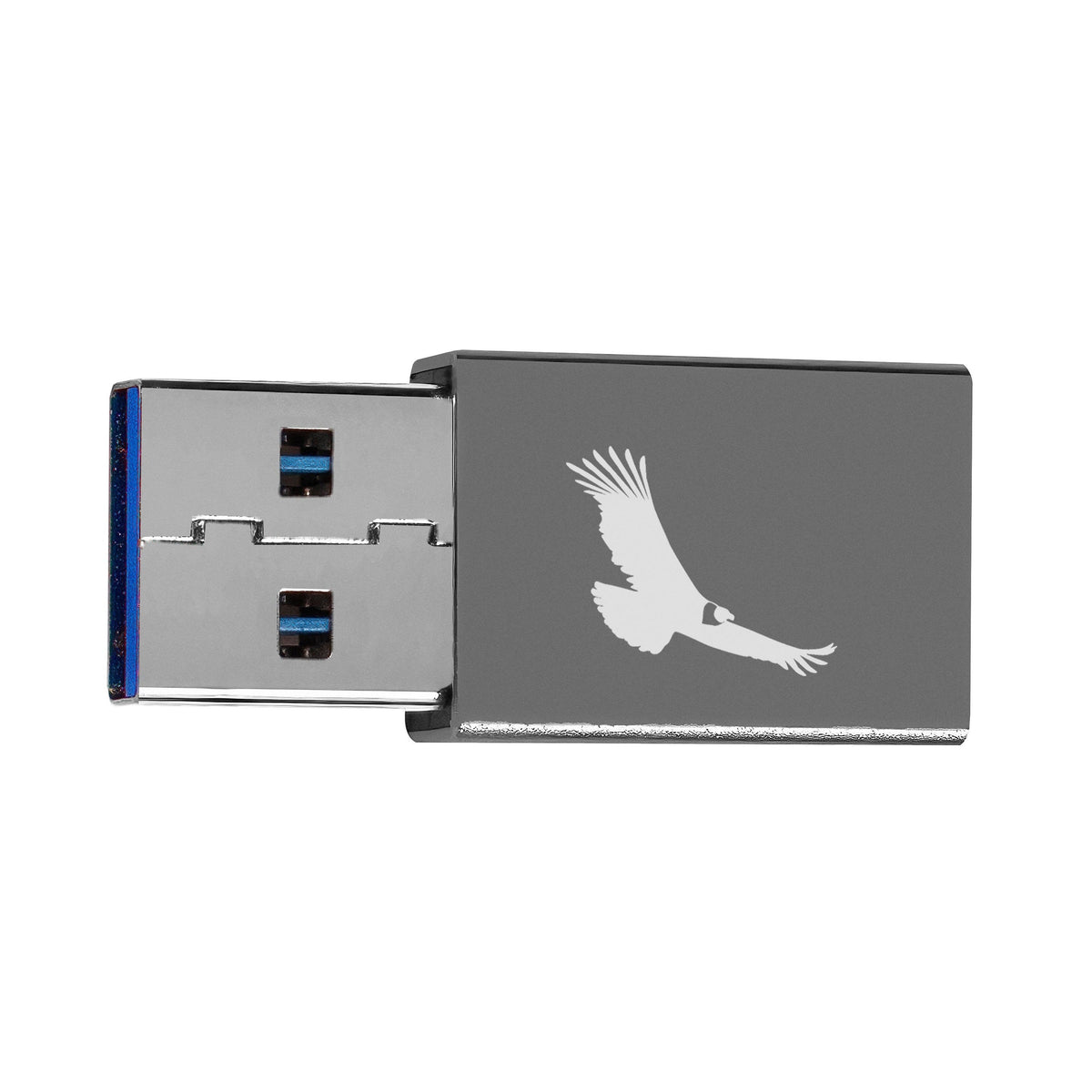 Kondor Blue USB C to USB A 3.0 Adapter