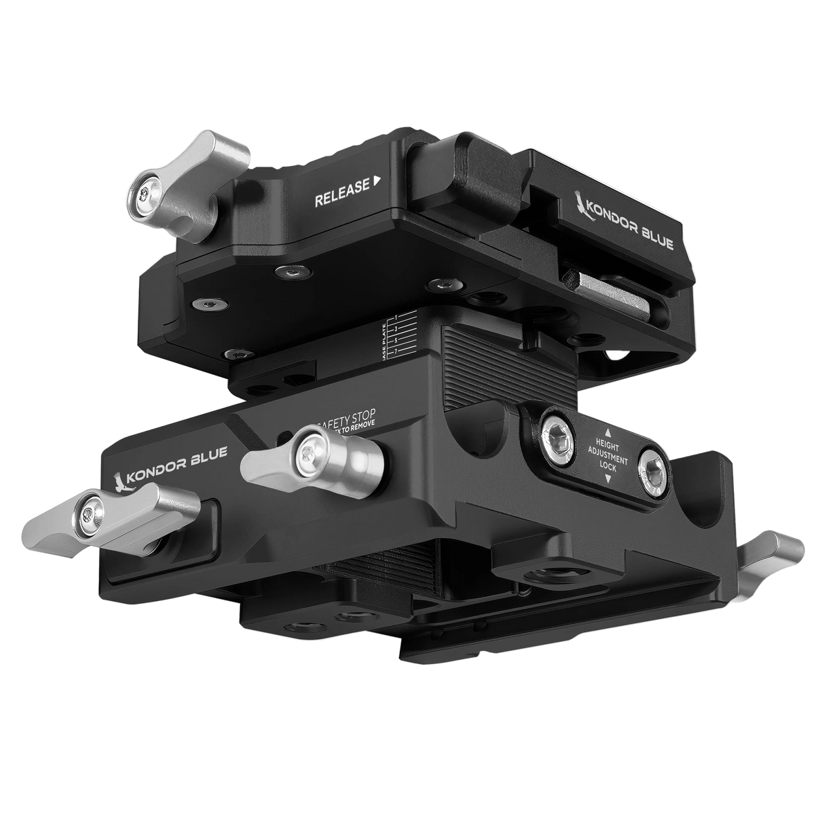 Kondor Blue 501 Adjustable Baseplate (Arca QR MKII)(Raven Black)