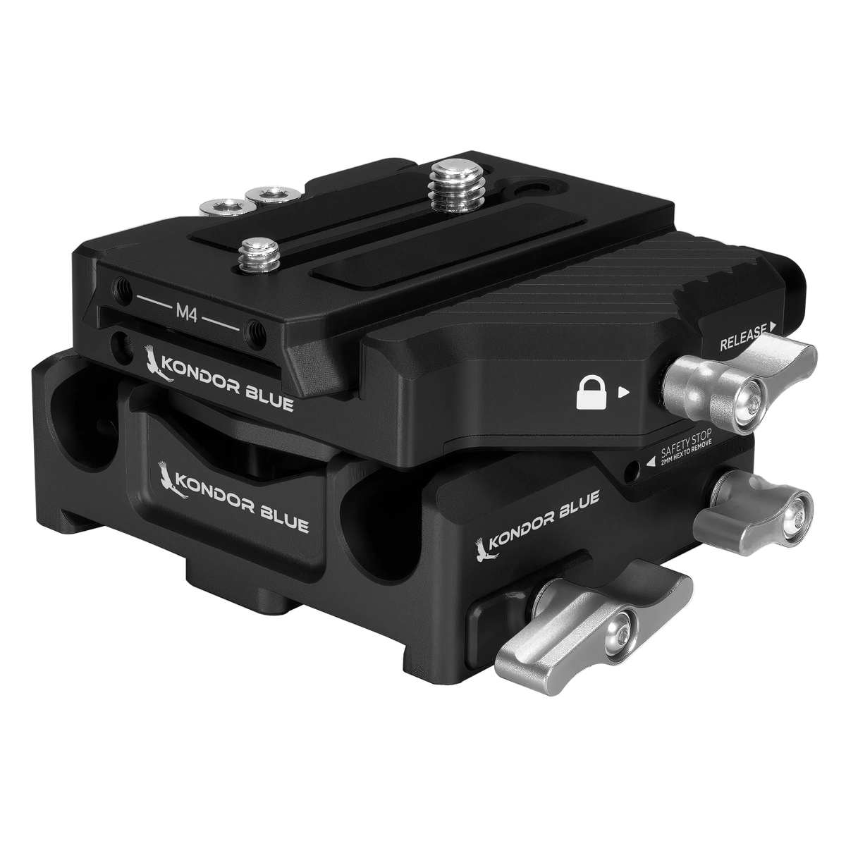 Kondor Blue 501 Adjustable Baseplate (Arca QR MKII)(Raven Black)