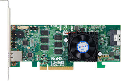 Areca 8-Ports PCIe Gen 4.0 Tri-Mode RAID Adapters ( W/O Cable)