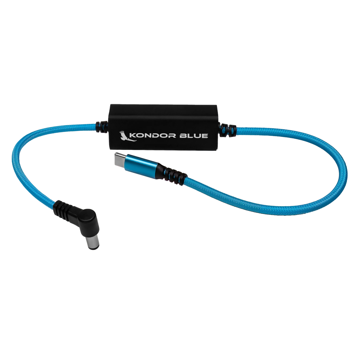 Kondor Blue 16" DC to USB C Power Delivery Cable for Mirrorless cameras (Kondor Blue)