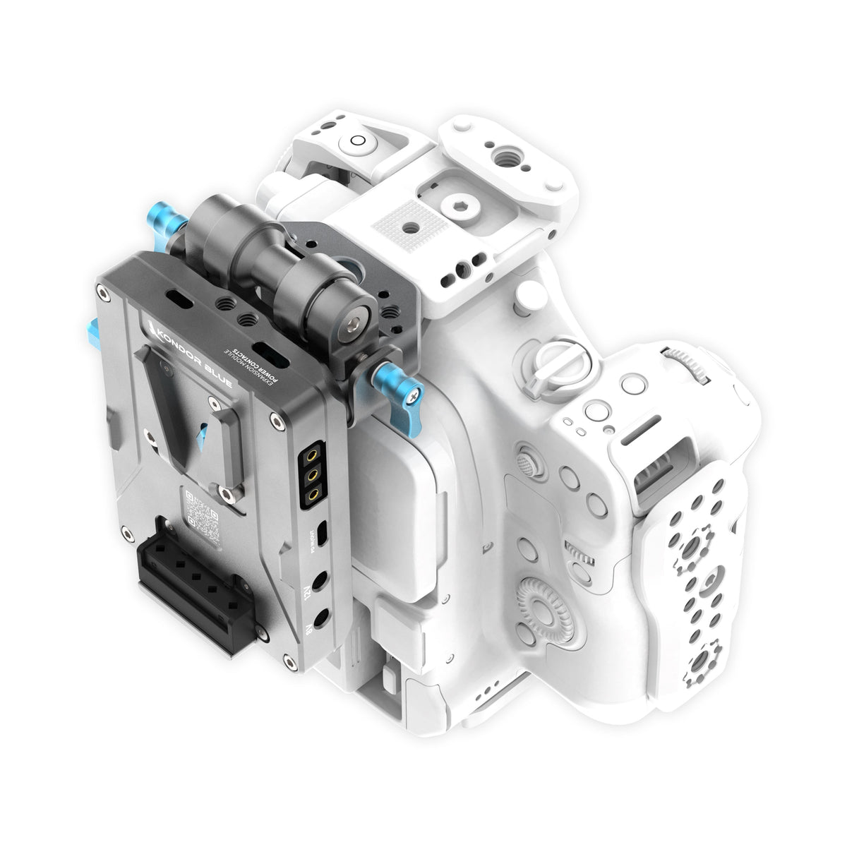 Kondor Blue Canon C80 Cage (Gold Mount Battery Plate Kit)(Space Gray)