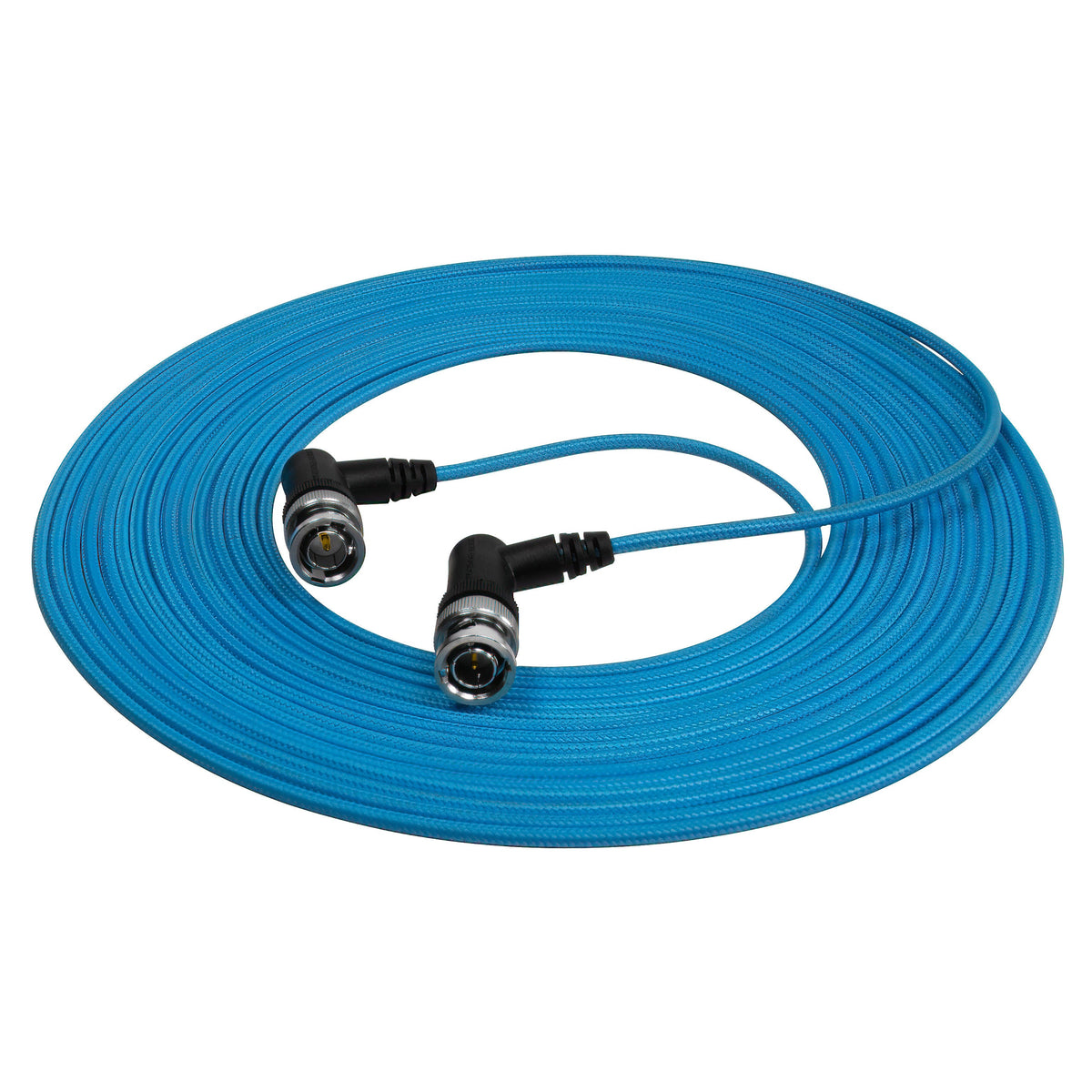 Kondor Blue Ultra Thin 6G SDI Video Cable Right Angle BNC (Cardinal Red)