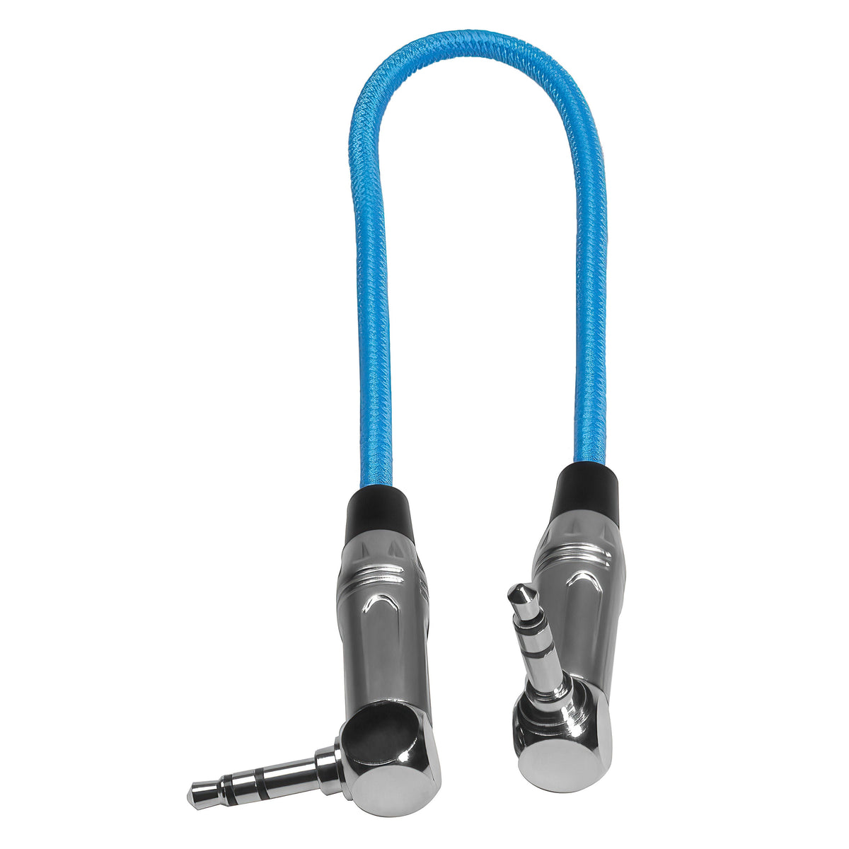 Kondor Blue 10" 3.5MM TO 3.5MM RIGHT ANGLE TIME CODE AUDIO CABLE