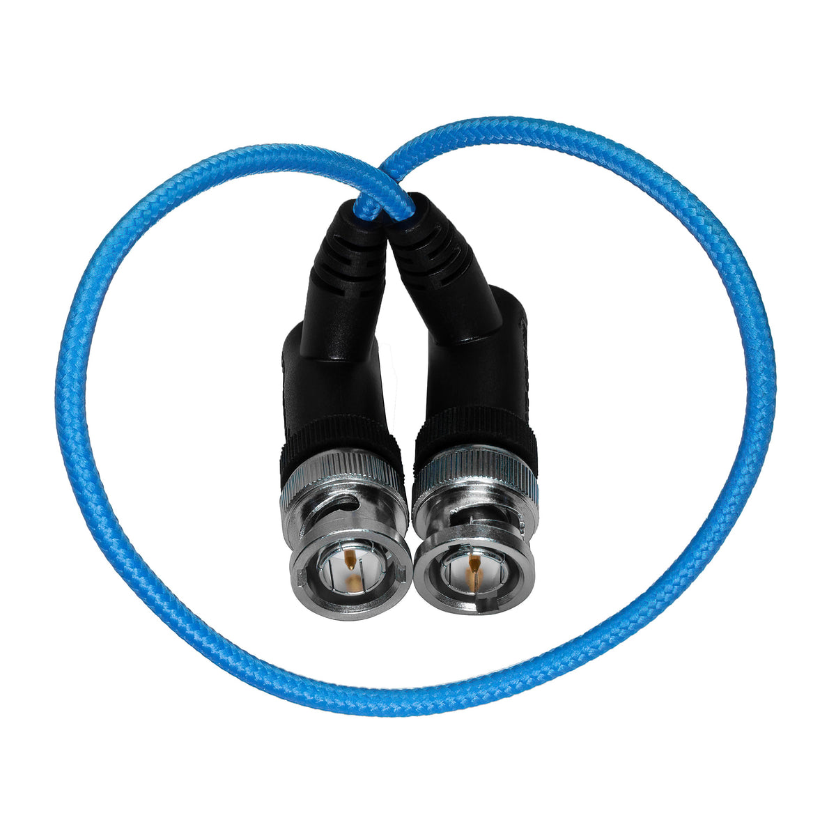 Kondor Blue Ultra Thin 3G SDI Video Cable Right Angle BNC (1) (Kondor Blue)