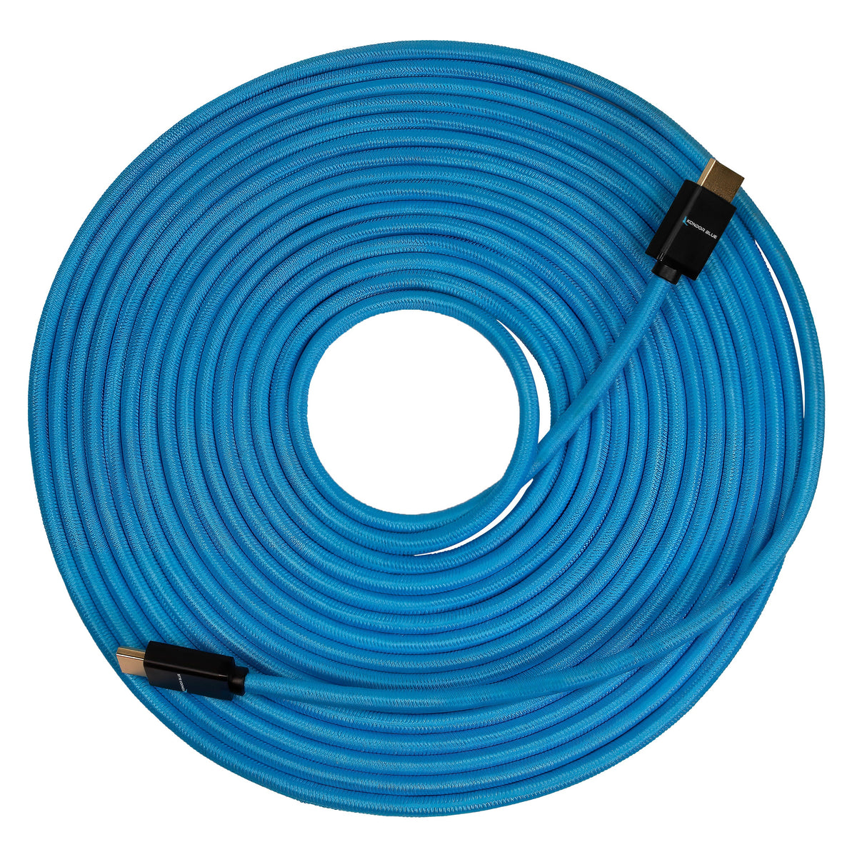 Kondor Blue 25ft HDMI 4K 30HZ Braided Blue Cable (25ft)
