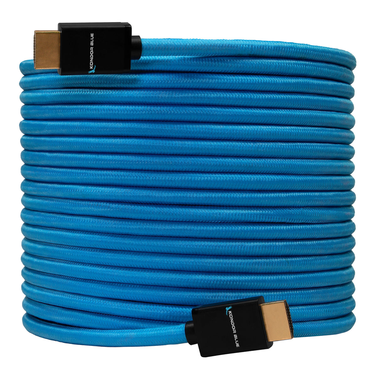 Kondor Blue 25ft HDMI 4K 30HZ Braided Blue Cable (25ft)