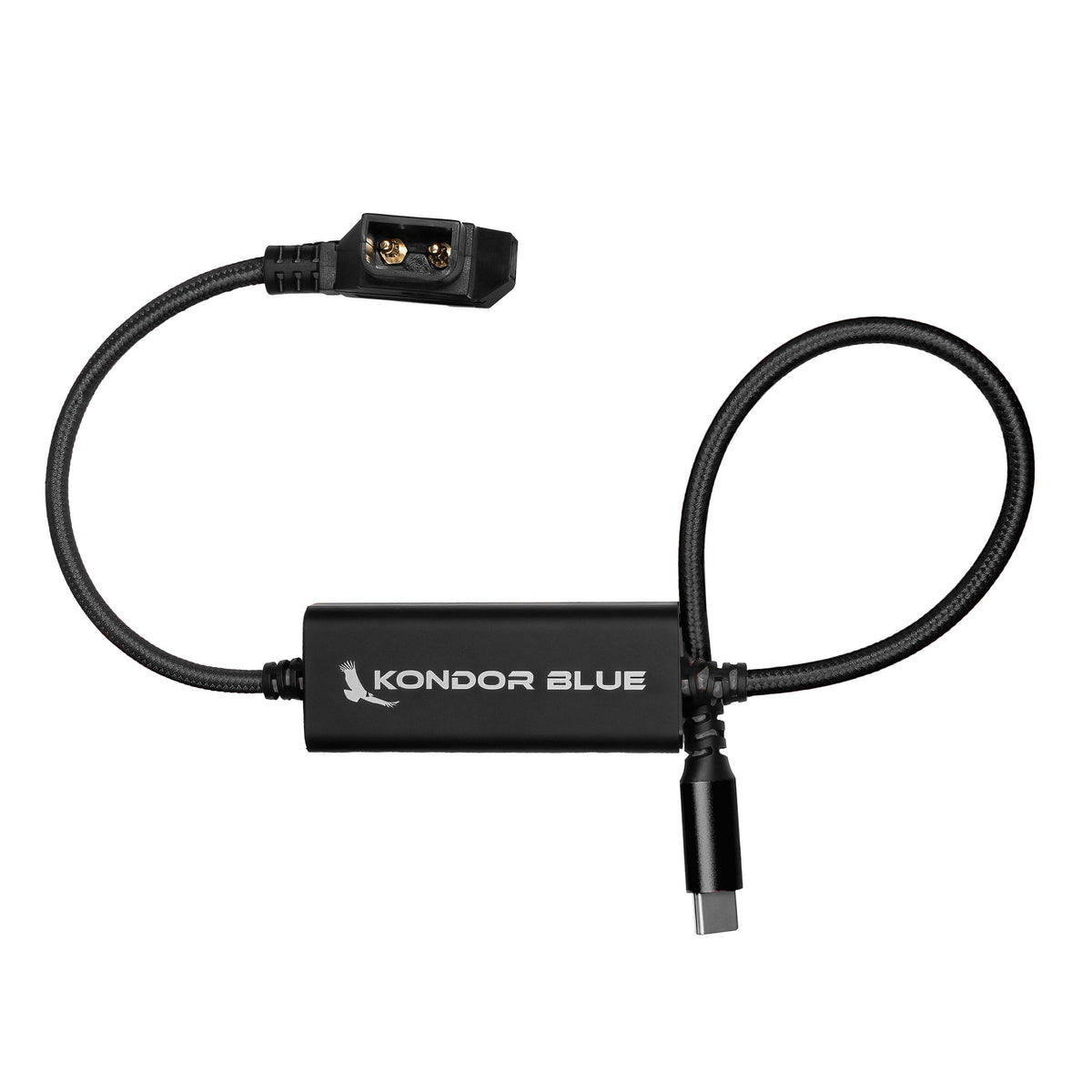 Kondor Blue 16" D-Tap to USB C Power Delivery Cable for Mirrorless Cameras & Laptops