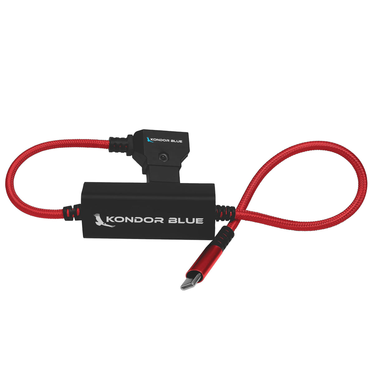 Kondor Blue 16" D-Tap to USB C Power Delivery Cable for Mirrorless Cameras & Laptops