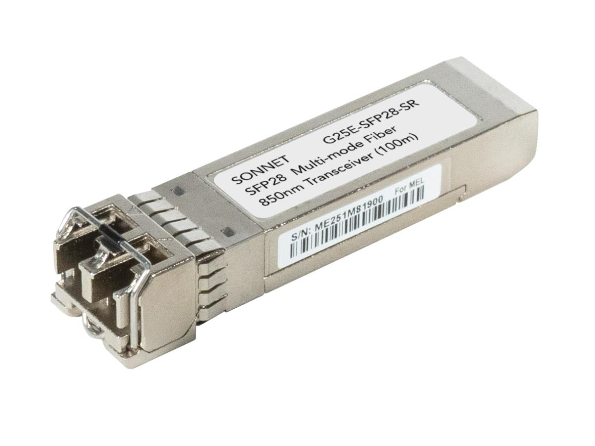 Sonnet Technologies SFP28 Short Range Transceiver (for TWIN10GM, TWIN25G, and QNAP Switches)