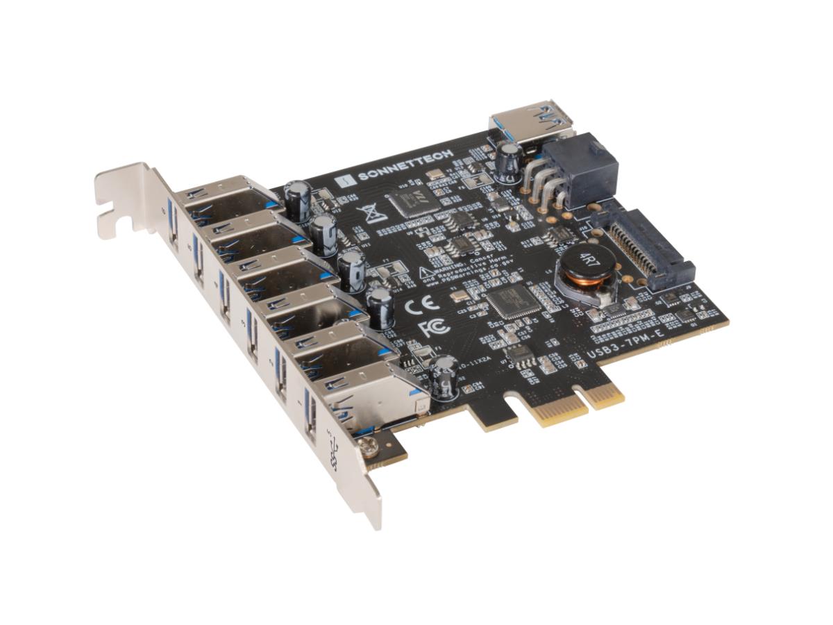 Sonnet Technologies Allegro Type A USB 3.2 5Gbps 7-port PCIe Card