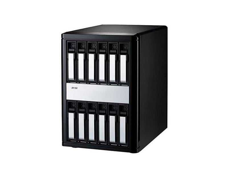 Areca 12-Bay 12Gb/s SAS/SATA JBOD w/ SAS Expansion Enclsoure