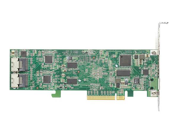 Areca 16-Port internal PCIe 2.0 Gbps SATA Hardware RAID Controller, 1GB Cache, Low-Profile, SFF-8087 to SFF-8087 cables