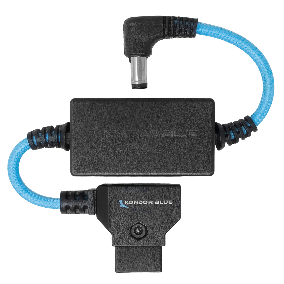 Kondor Blue 24V 6" D-Tap to DC Right Angle Straight Cable (For Canon C80 & C70)
