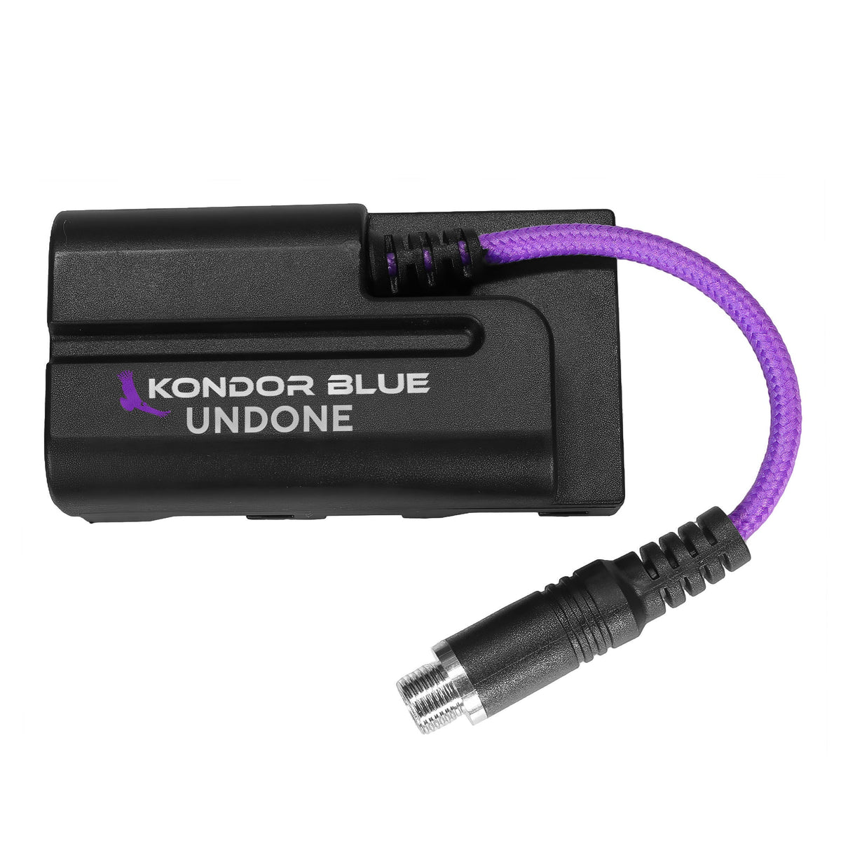 Kondor Blue GERALD UNDONE 4" Female Locking DC Barrel 2.1 to LPE6 Dummy Battery