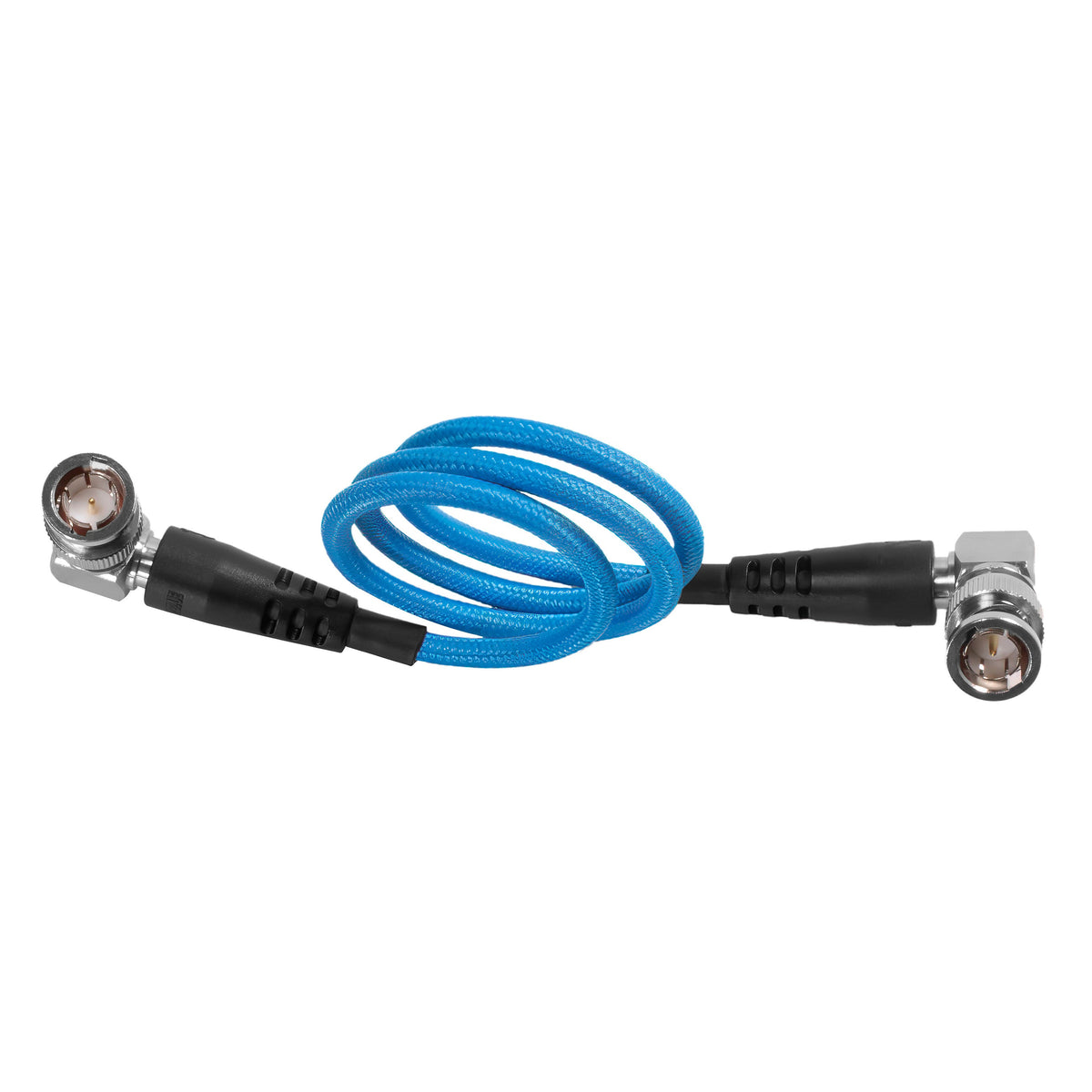 Kondor Blue 12G SDI Straight to Right Angle Cable for 4K 60p Camera Monitors and Transmitters