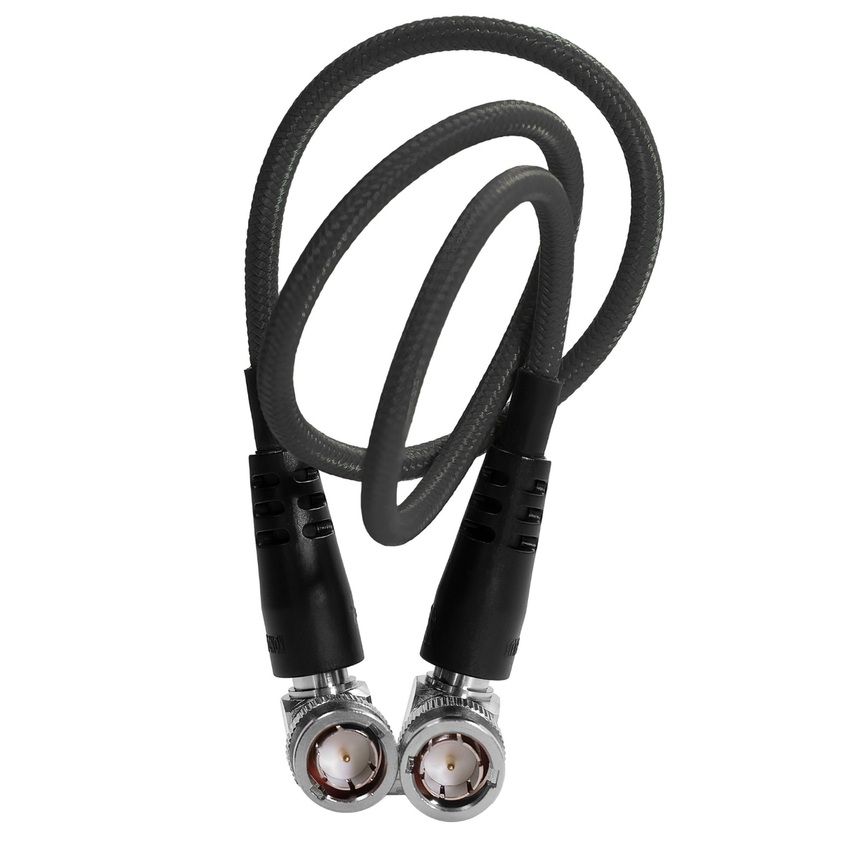 Kondor Blue 12G SDI Straight to Right Angle Cable for 4K 60p Camera Monitors and Transmitters