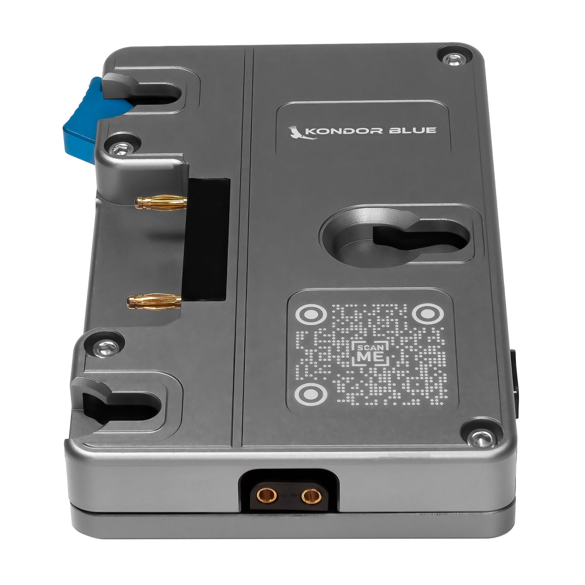 Kondor Blue Blackmagic URSA Mini Battery Plate (Gold Mount) (Space Gray)