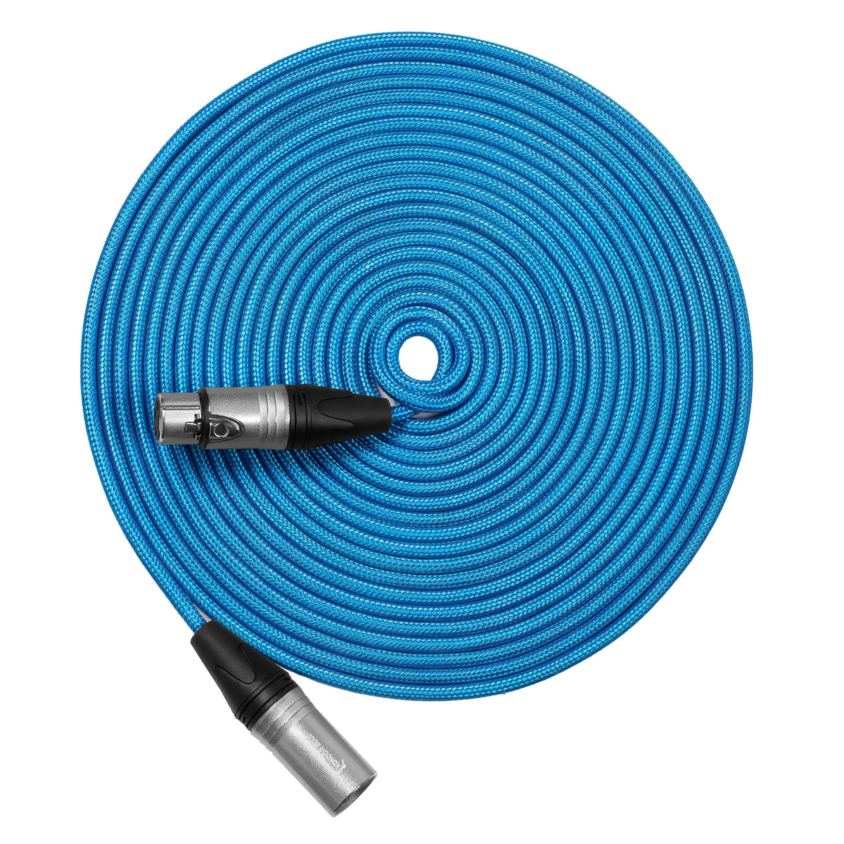 Kondor Blue Male XLR to Female XLR Audio Cable for Professional Balanced Sound