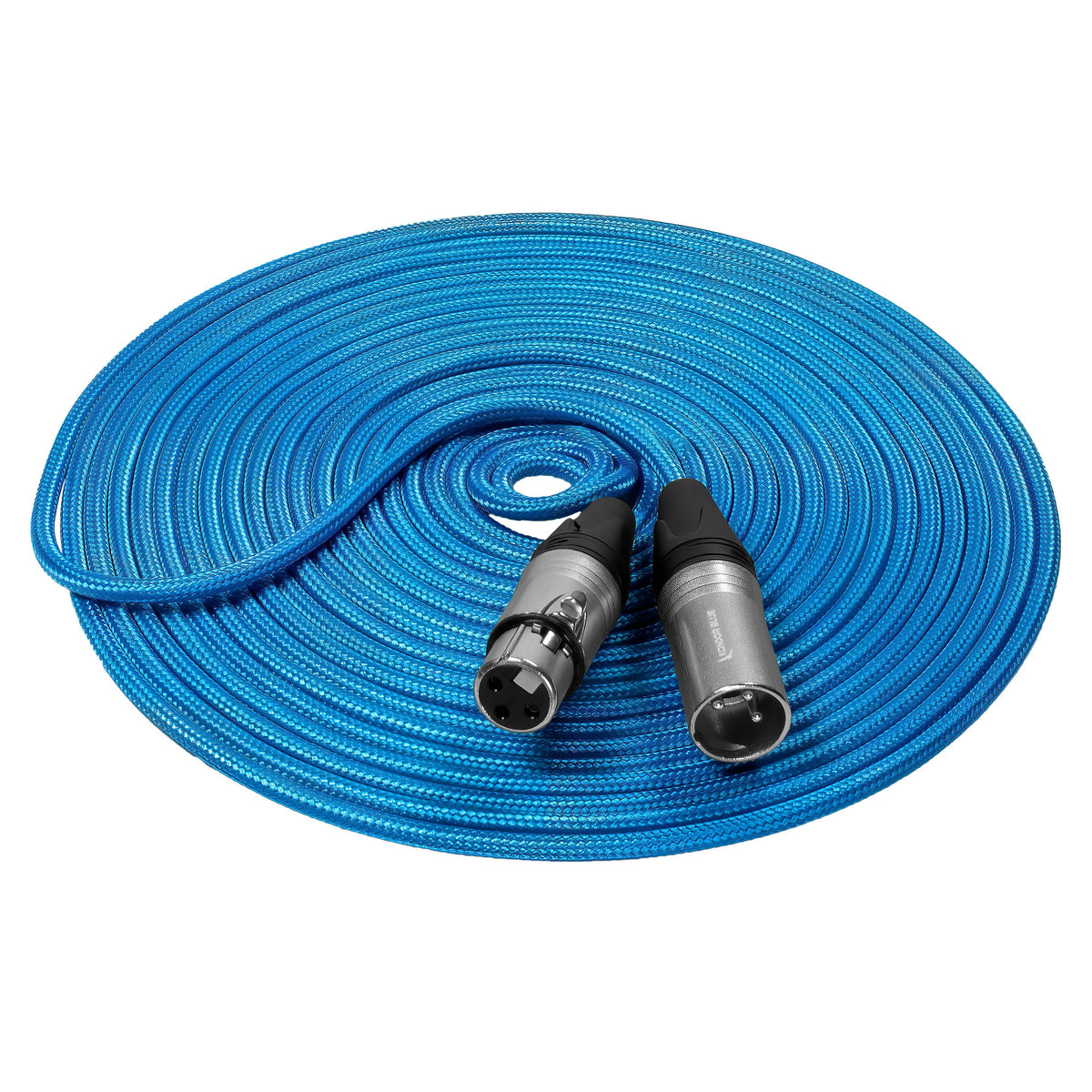 Kondor Blue Male XLR to Female XLR Audio Cable for Professional Balanced Sound