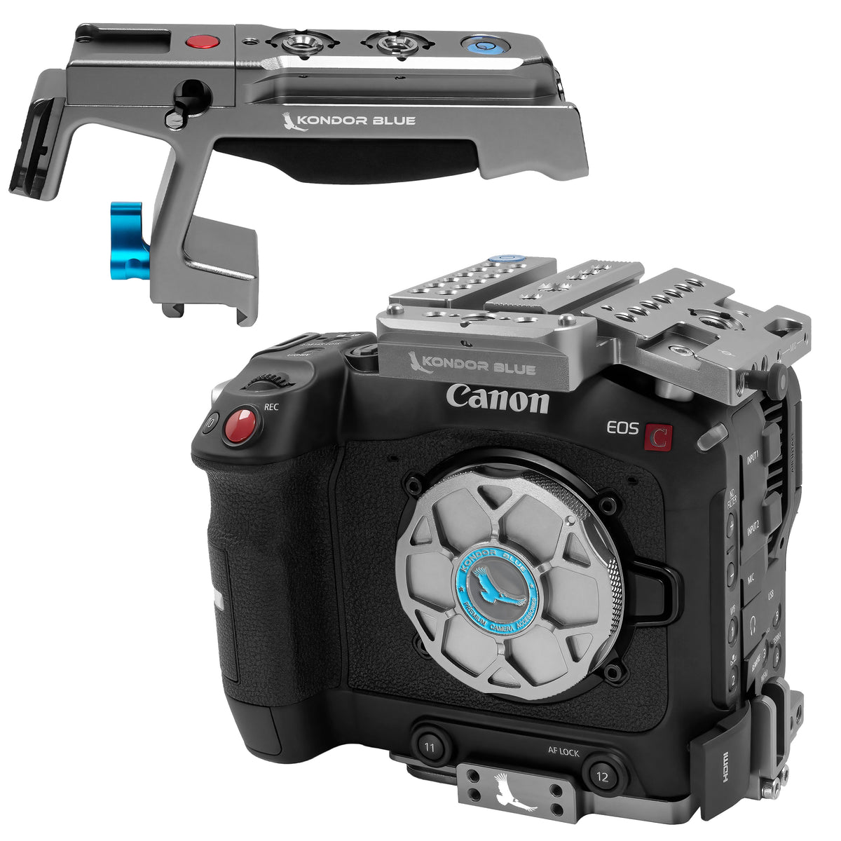 Kondor Blue Canon C70 Base Rig (Raven Black)