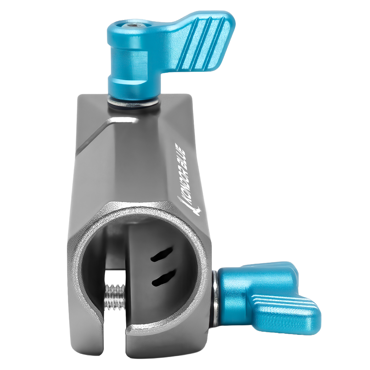 Kondor Blue Baby Pin 5/8" Spigot Receiver to NATO Clamp Adapter for Light Stands and Monitors