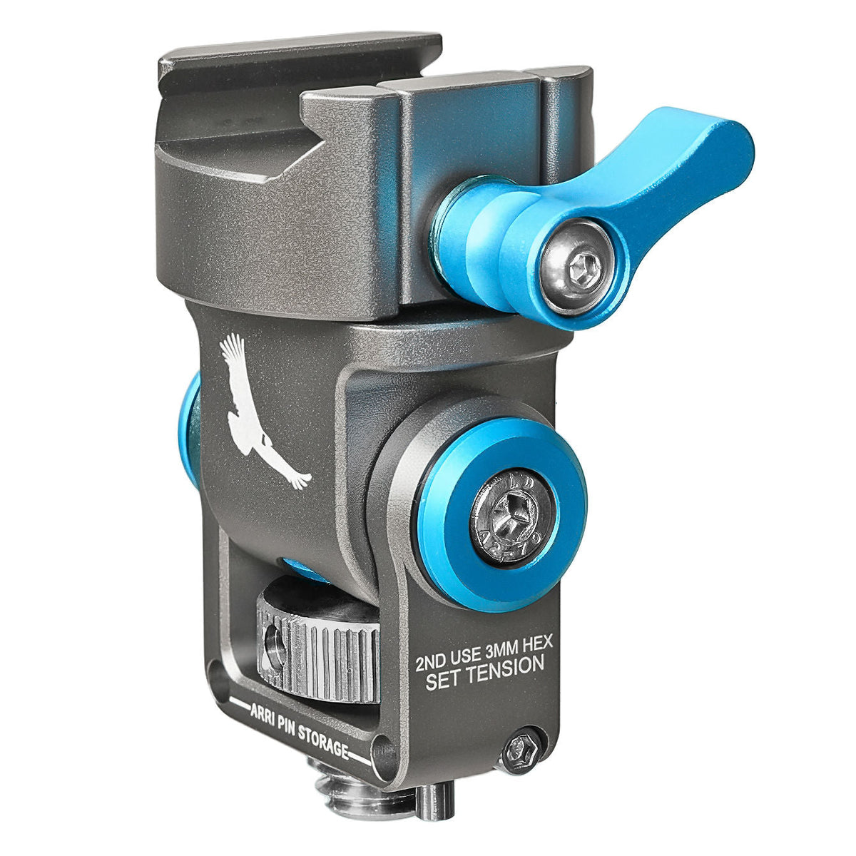 Kondor Blue Swivel Tilt Monitor Mount with Arri Pin (Pan/Tilt) (NATO Clamp Version)